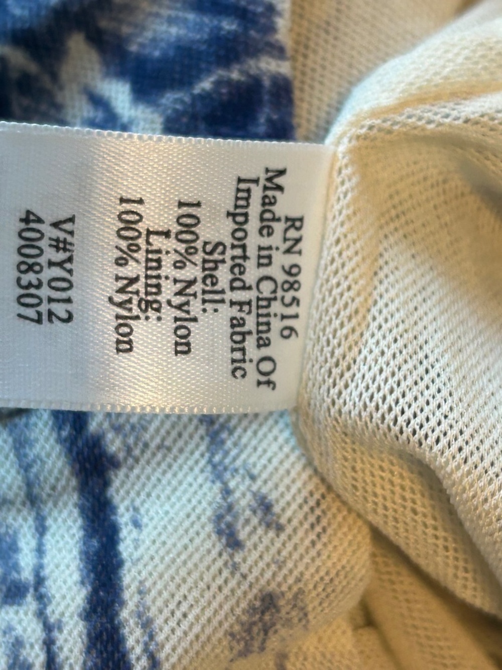 New Blue Coldwater Creek Floral Seamed Mesh  Sleeveless Dress Size 10 Lined - Picture 10 of 12